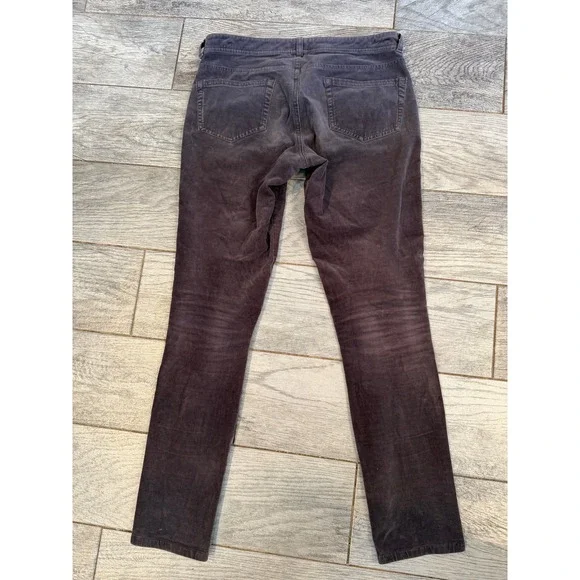 Sundance Corduroy Pants size 2 Womens Gray Skinny Jeans Stretch Womens Stretch - Picture 1 of 12